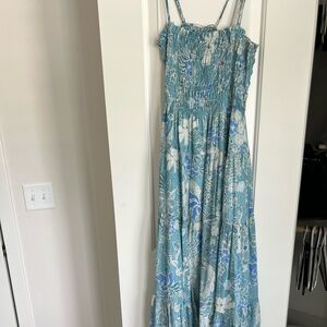 Abercrombie blue floral dress